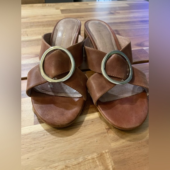 Anthropologie Sandals| Anthropologie Jessie Block Sandals| Size 7 - Picture 2 of 8